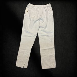 Symple NYC White Linen Blend Pants Womens Size M New